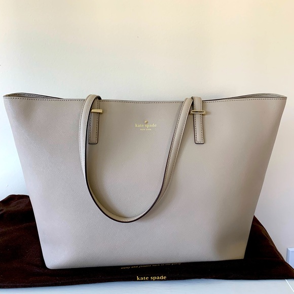 kate spade Handbags - Kate Spade tan/gray tote